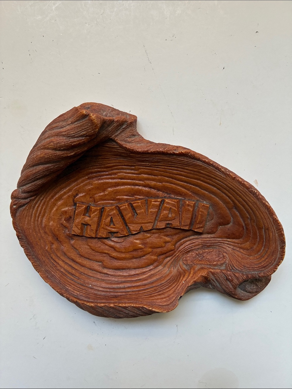 Vintage Coco Joe’s Hapawood Nut Tray  Made In Hawaii